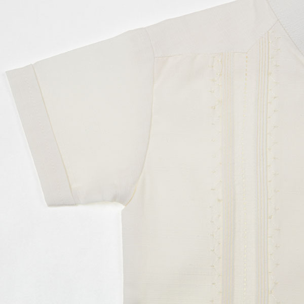 Conjunto Guayabera Bordada color Hueso