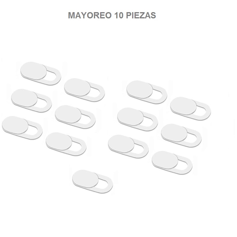 Cubre Webcam 10 pack Cubierta Anti Espía Camara Con Tapa