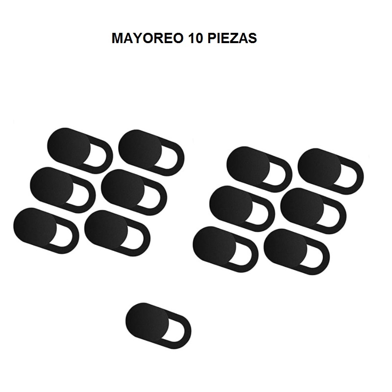 Cubre Webcam 10 pack Cubierta Anti Espía Camara Con Tapa