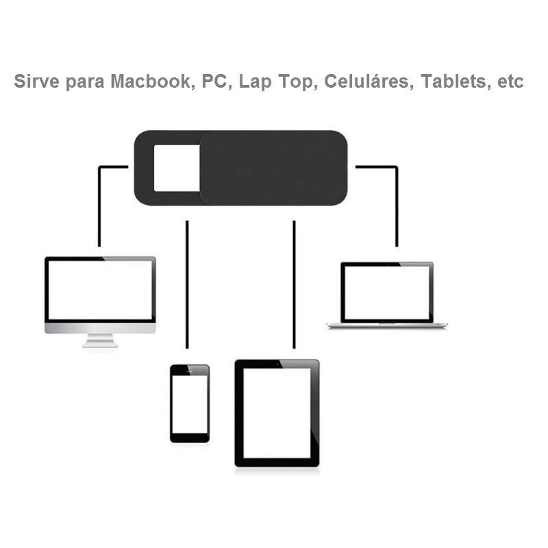 Cubre Webcam 10 pack Cubierta Anti Espía Camara Con Tapa