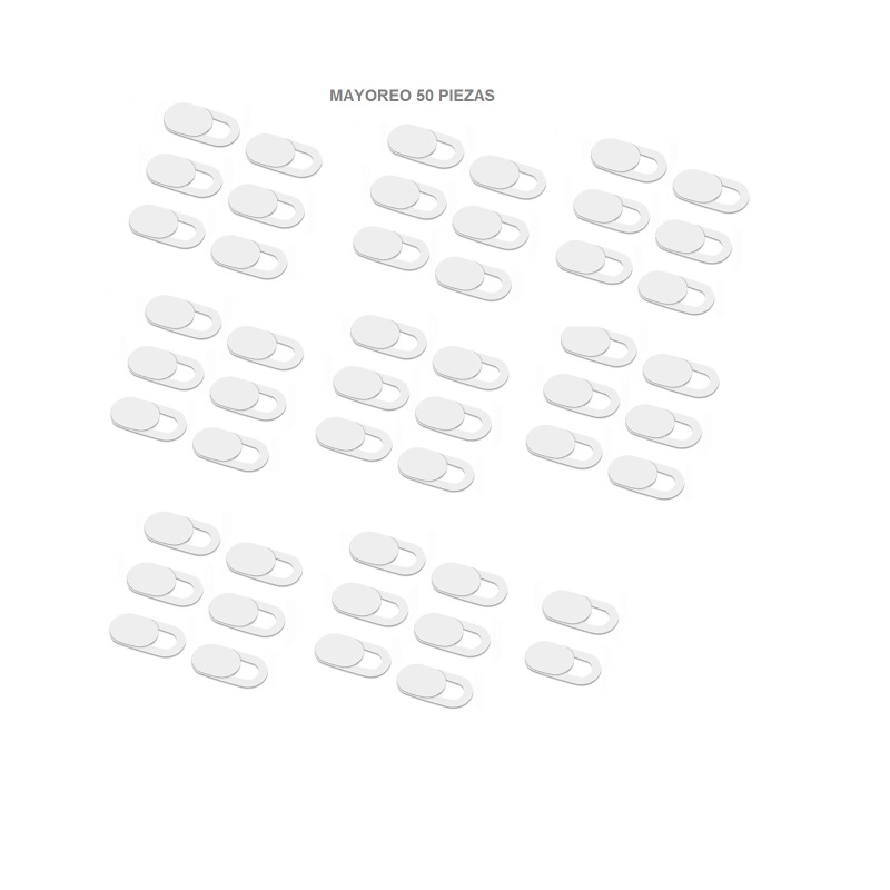 Cubre Webcam 50 pack Cubierta Anti Espia Camara Con Tapa