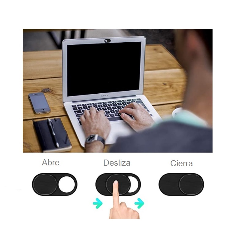 Cubre Webcam 50 pack Cubierta Anti Espia Camara Con Tapa