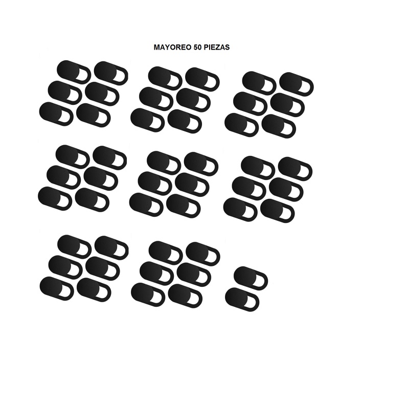 Cubre Webcam 50 pack Cubierta Anti Espia Camara Con Tapa