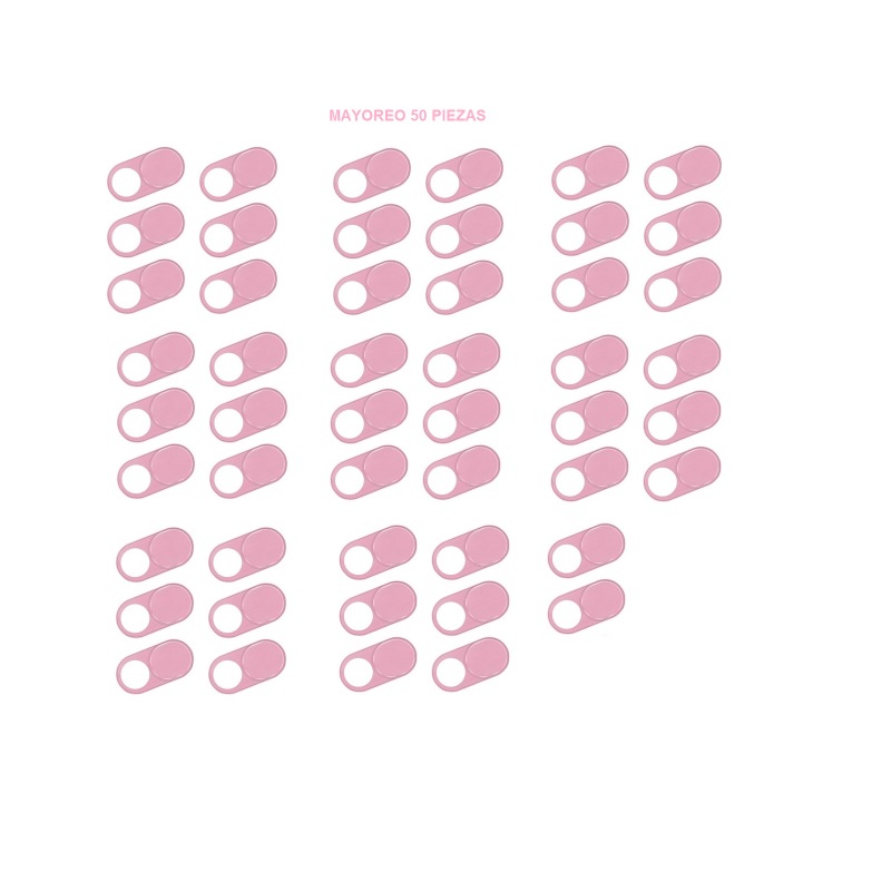 Cubre Webcam 50 pack Cubierta Anti Espia Camara Con Tapa