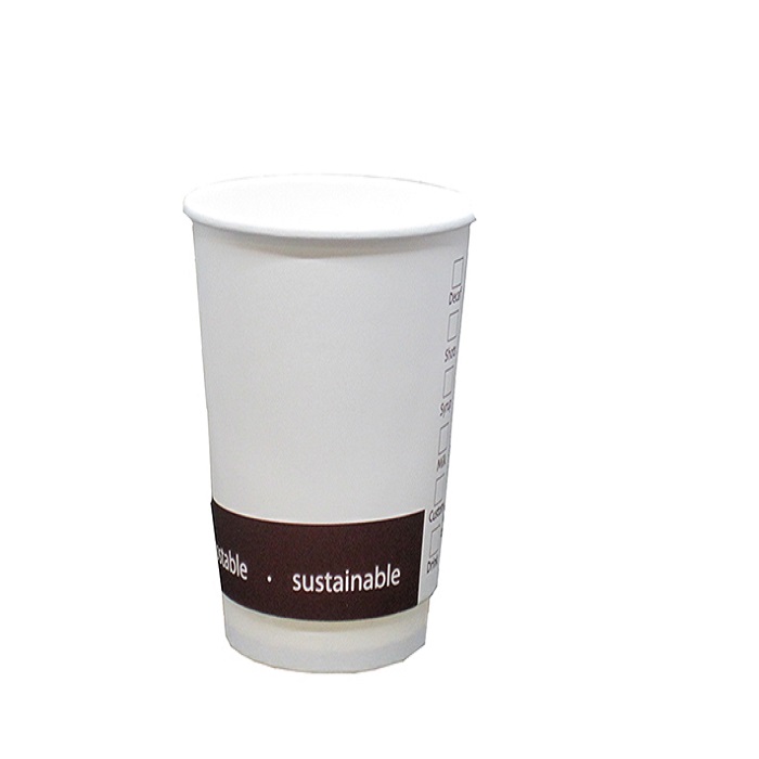 Vaso De 100% Papel Biodegradable, 8Oz - Aeolus
