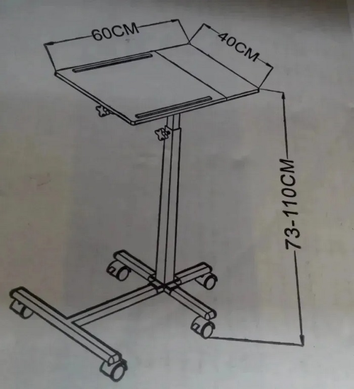 Mesa Para Laptop Mainstays Café 