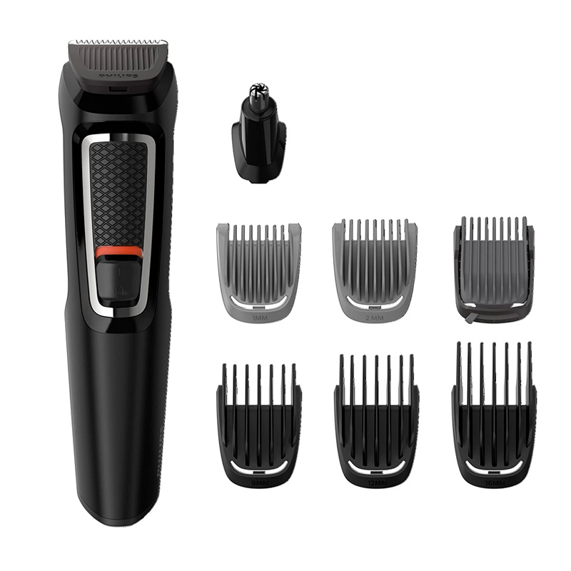 Rasuradora para Hombre Philips Multigroom Series 3000 Set de Arreglo Personal 8 en 1 MG3730/15