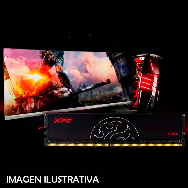 Memoria RAM DDR4 8GB 2666MHz XPG HUNTER PC Negro AX4U26668G16-SBHT