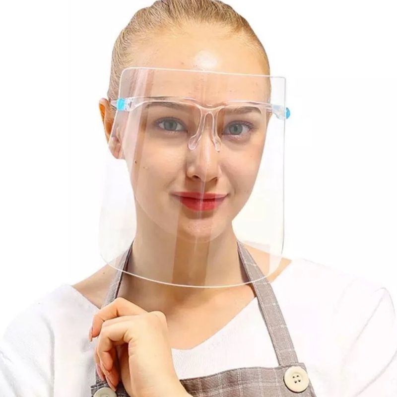 Paquete de 10 Caretas con Lentes Protector Facial Anti Saliva