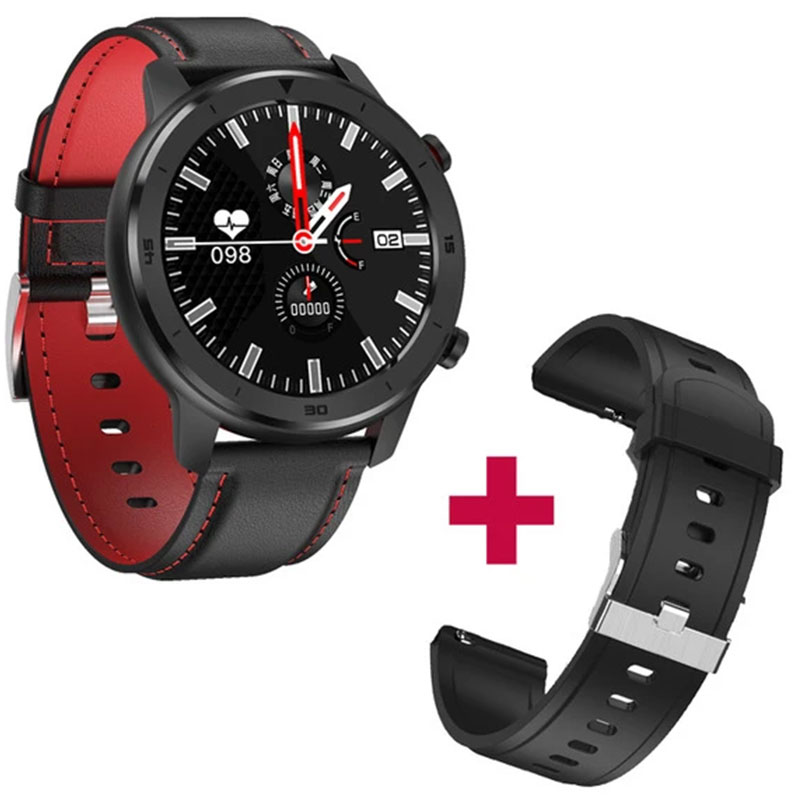 Smartwatch Reloj Inteligente Full touch Md DT78 Plus Extensible Piel Ecologicaa