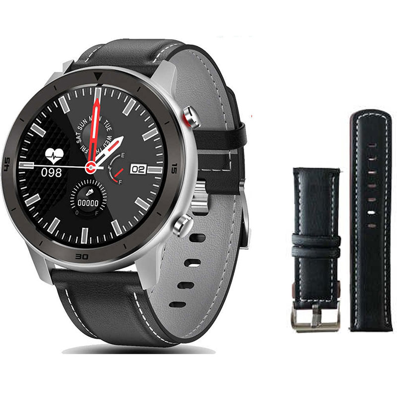 Smartwatch Reloj Inteligente Full touch Md DT78 Plus Extensible Piel Ecologicaa