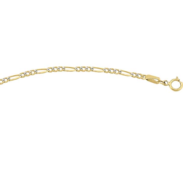 Cadena Plana Rodio 60 Cm 10 K