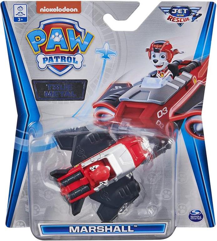  Paw Patrol Jet To The Rescue Marshall True Metal Spin Master