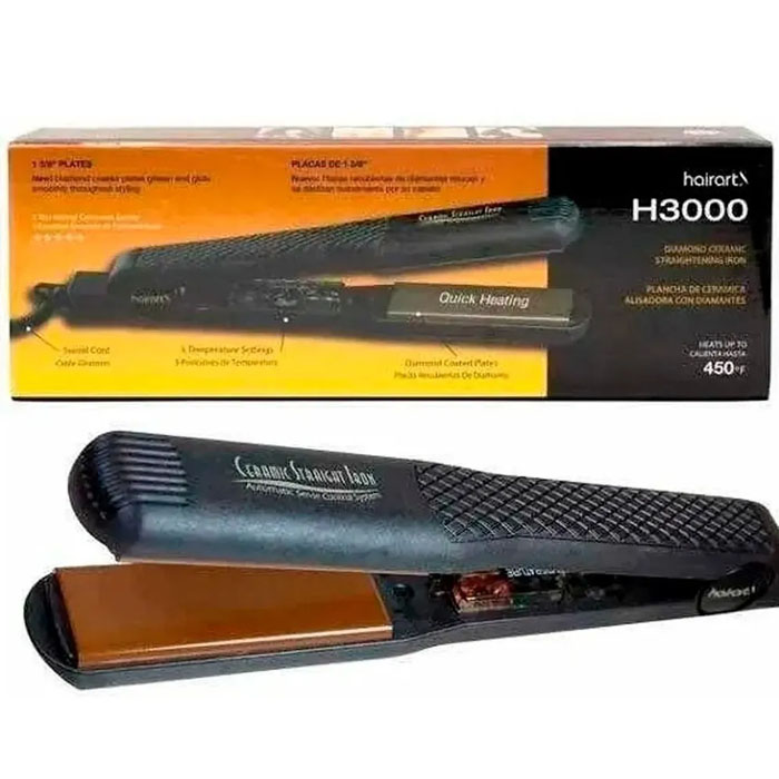 Plancha Para Cabello De Ceramica Hairart Calidad Profesional