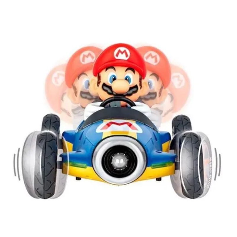 Carro con Control Remoto Mario Kart, Luigi, Carrera RC, Escala 1:18