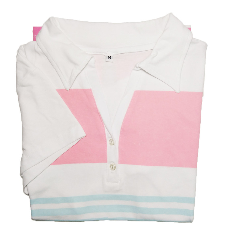 Playera Tipo Polo para mujer. Diseño casual 