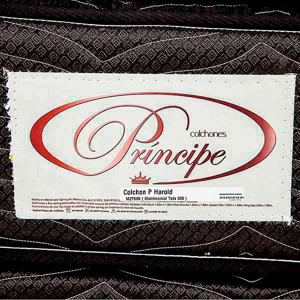 Juego De Box Y Colchon Harold Principe - Individual