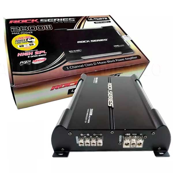 Amplificador 1 Canal Rock Series Clase D 1800w Rks-ul1400.1