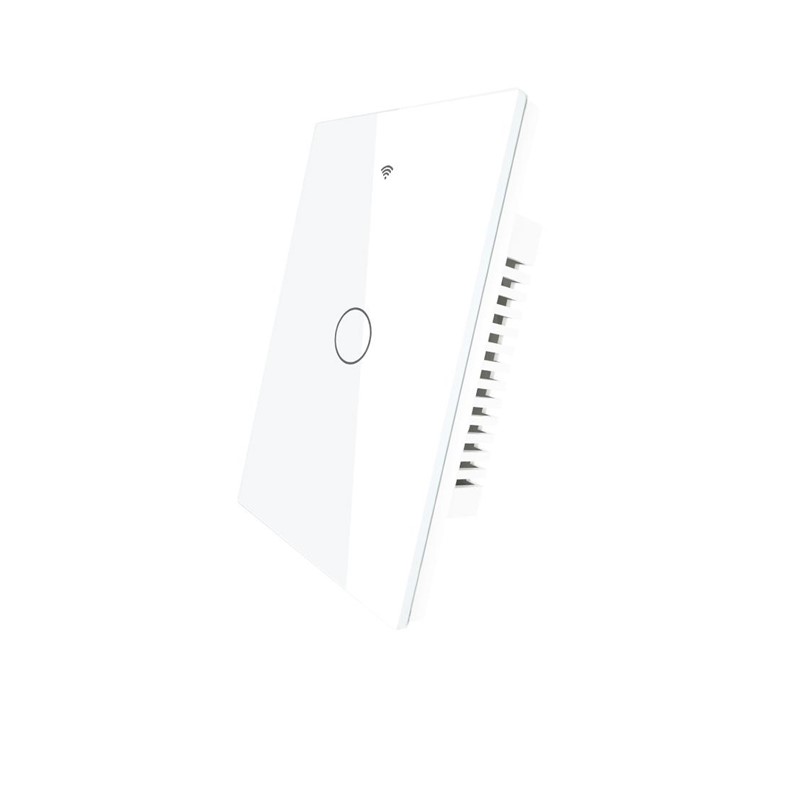 Apagador Inteligente Wifi Touch de 1 Botón No Requiere Neutro Compatible con Alexa y Google Home