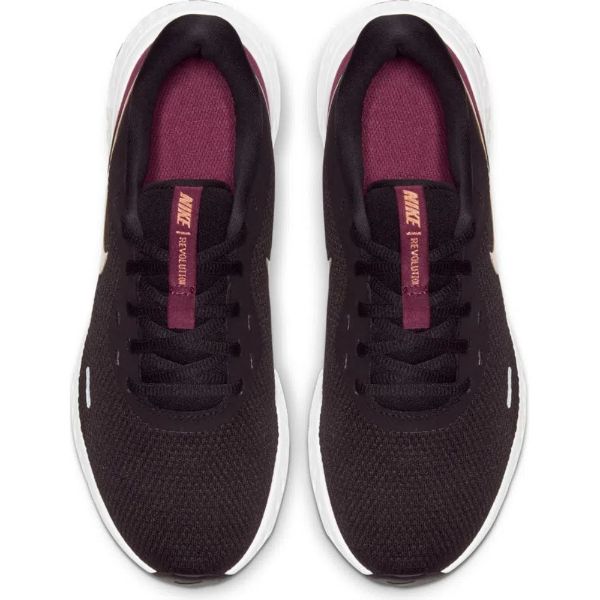 Tenis Nike Revolution 5 Negro/oro Bq3207 003