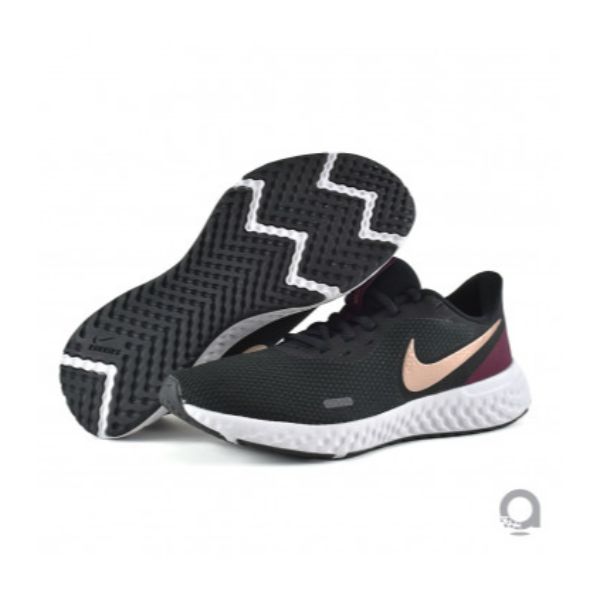 Tenis Nike Revolution 5 Negro/oro Bq3207 003