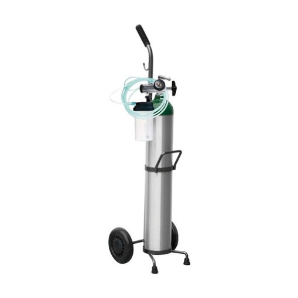 TANQUE DE OXIGENO MEDICINAL PÓRTATIL  680LTS NUEVO.