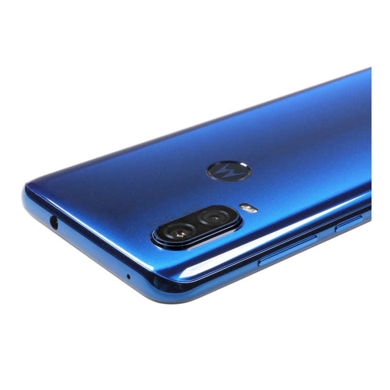 Celular Motorola One Vision 128 GB Azul zafiro 4 GB RAM + Bocina