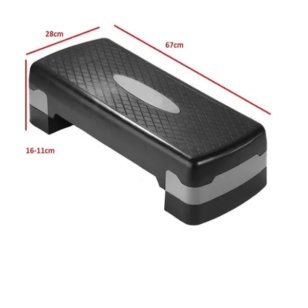 Banco Step Aerobic 2 Alturas Escalón Ejercicio Aeróbico Ajustable 