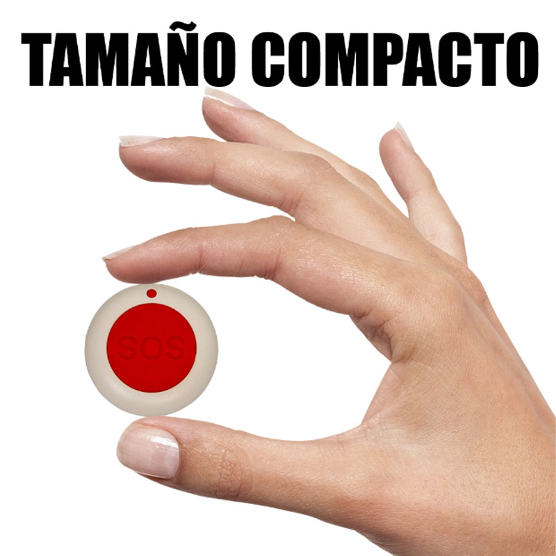 Boton Panico SOS Emergencia Inalambrico 433 Mhz para Alarma