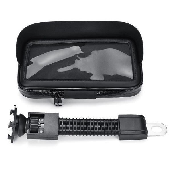 FUNDA SOPORTE DE TELEFONO PARA  MOTO IMPERMEABLE CON SOMBRILLA Y CARGADOR