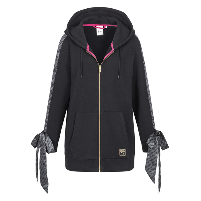 Sudadera Puma Mujer Negro Puma X Barbie Fz Hoodie 57676801