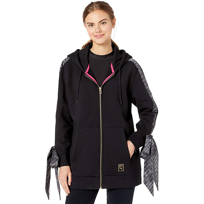 Sudadera Puma Mujer Negro Puma X Barbie Fz Hoodie 57676801