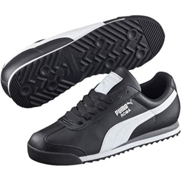 Tenis Puma Roma Basico Negro Blanco 353572 11