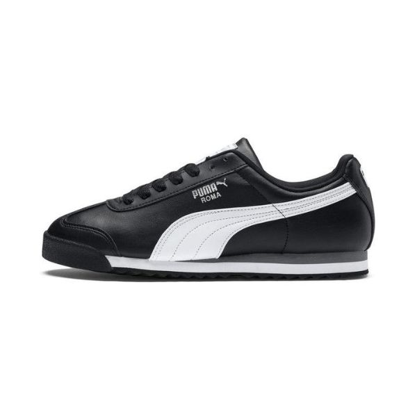 Tenis Puma Roma Basico Negro Blanco 353572 11