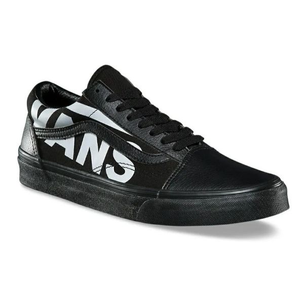 Tenis Vans Old Skool Big Logo Negro/blanco 1qw7