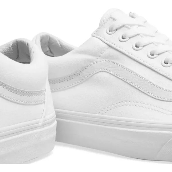 Tenis Vans Old Skool True White 3hw00 Blanco