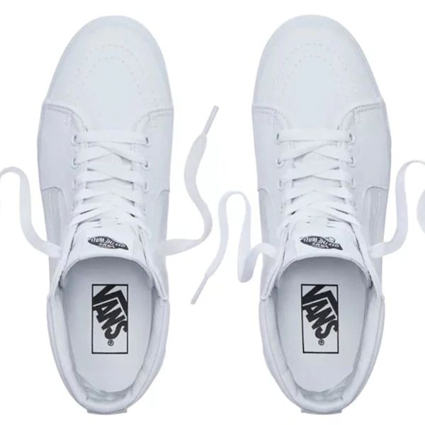 Tenis Vans Sk8-hi Blanco Monocromo Vn000d5iw00