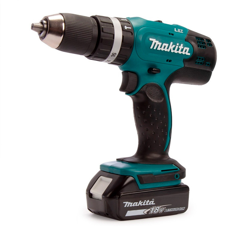 Combo Makita Rotomartillo + Atornillador y Caladora Inalámbricos Con Baterías y Maleta