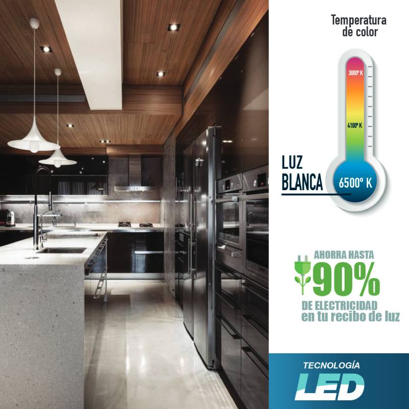 Pack 10 Pzas Foco Icon Led 15w Luz Blanca Ilumina 100w