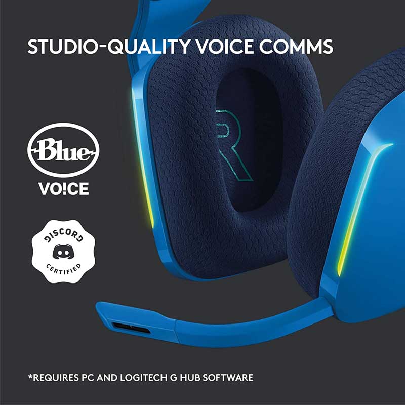 DIADEMA LOGITECH G733 LIGHTSPEED WIRELESS RGB AZUL PC/MAC/PS4 981-000942.