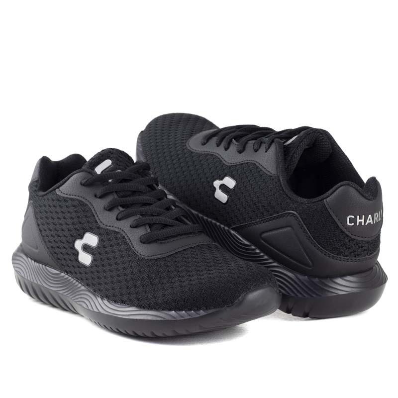 TENIS CHARLY DEPORTIVOS UNISEX 1029738 NEGRO NEGRO