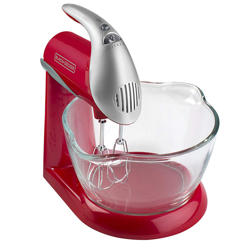 Batidora de Pedestal B+D Doble Tazón Mx900r Rojo