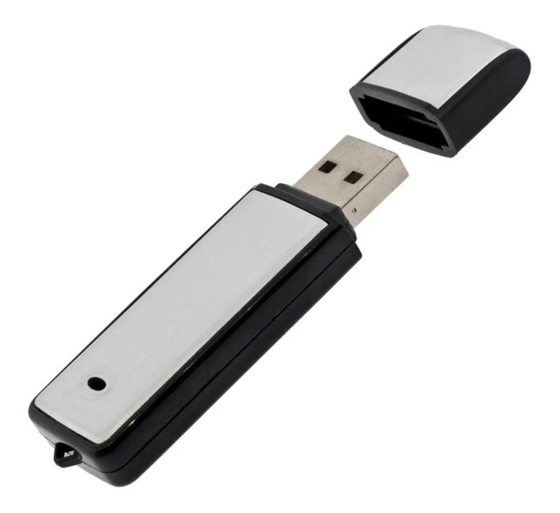 Micrófono espía en una memoria USB