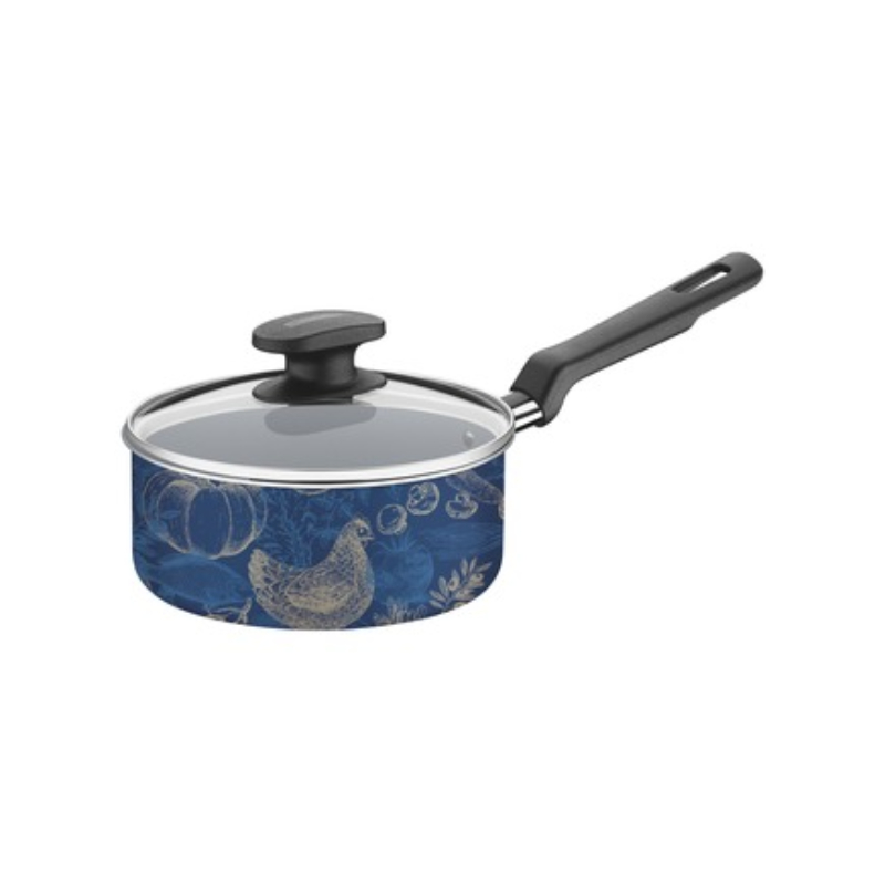 Batería de cocina Tramontina Alabama 27899/398 8 piezas Azul END1D