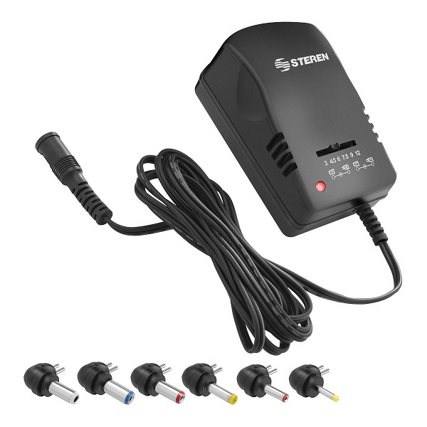 Eliminador regulado 3 A 12 Vcc 12 A intercambiables Steren