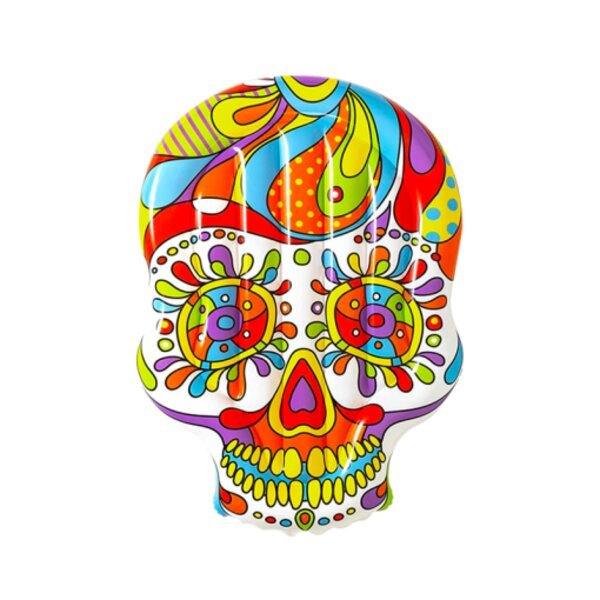 Inflable Flotador de Calavera Skull Colors