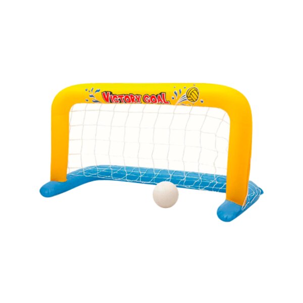Juego Portería Inflable Acuática Water Polo con Pelota 