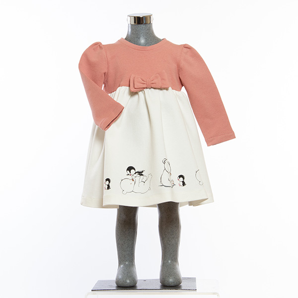 Vestido Casual Para niña Pequeña 1 a 3 años.