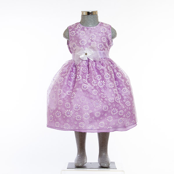 Vestido Morado para Niña 2 a 8 años.