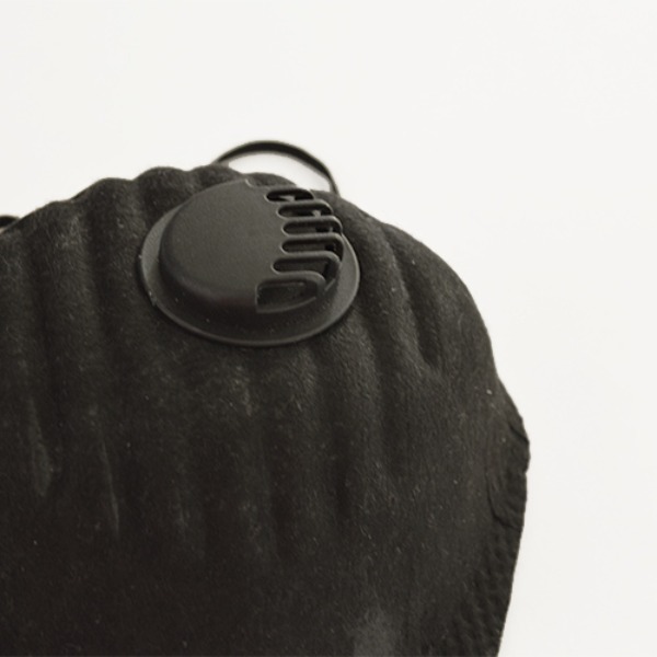 10 Cubrebocas Concha Negro Filtro Carbón Activado